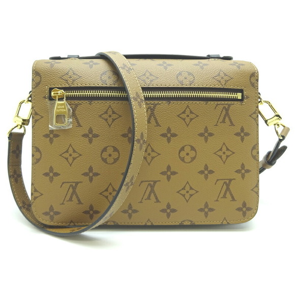 Louis Vuitton Metis Shoulder Monogram Bag Brown Pochette Mm Reverse - Picture 1 of 9